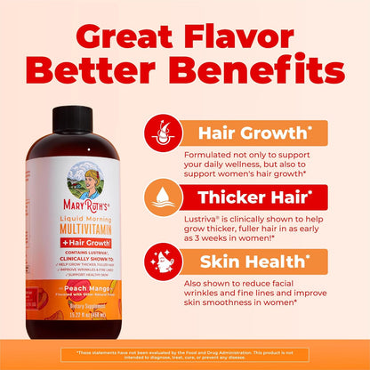 MaryRuth's Liquid Multivitamin + Hair Growth
